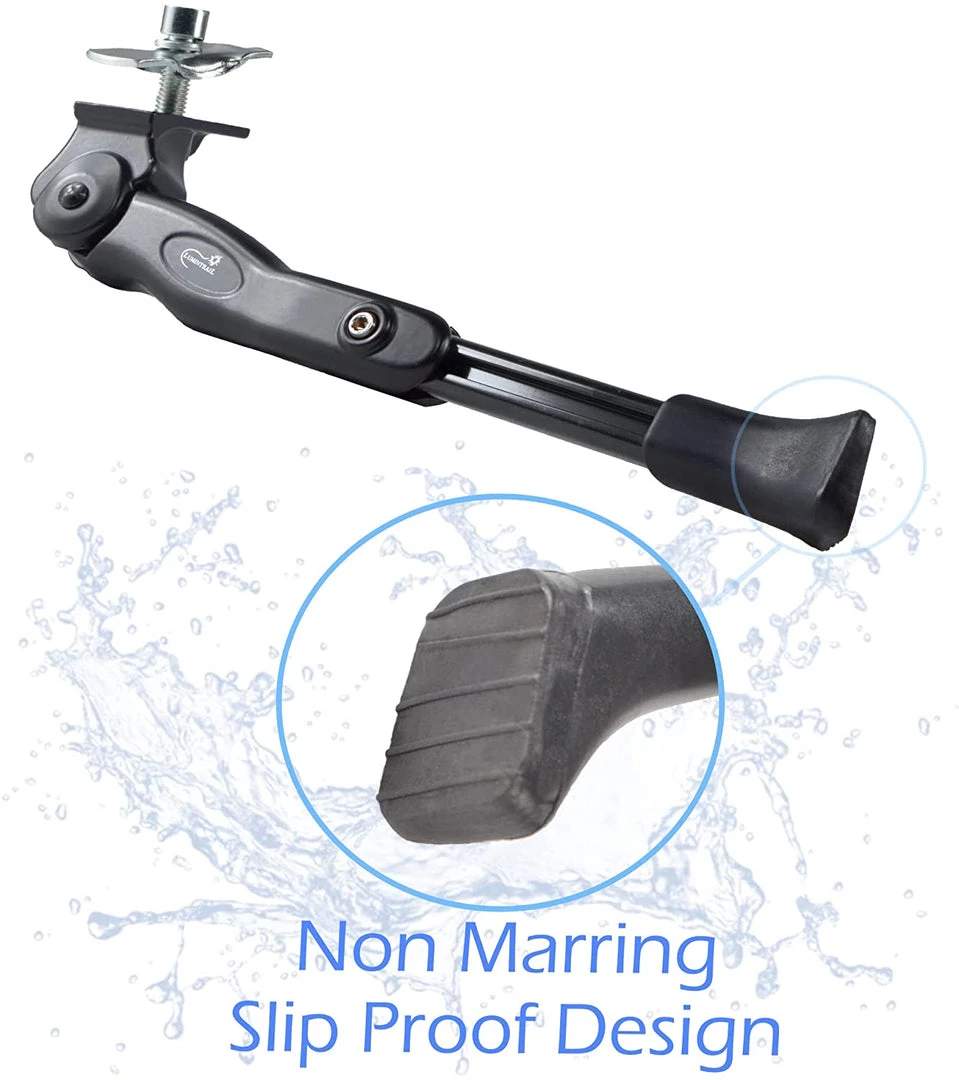 Lumintrail BS-6-16 Center Kickstand, Single Arm, Black Outdoor Recreation 6 Lumintrail BS-6-16 Center Kickstand, Single Arm, Black Outdoor Recreation