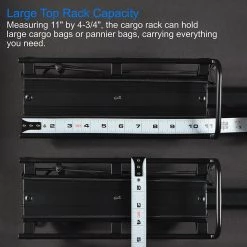 Lumintrail Bike Cargo Rack LC-671-03 Seatpost Mounted Bicycle Luggage Carrier With 20 LBs Weight Capacity For Trunk Bags And Quick Release Handle Outdoor Recreation