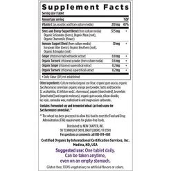 New Chapter Activated C Food Complex Whole-Food Cultured Vitamin C For Immune Support - 180 Tablets Health Supplements
