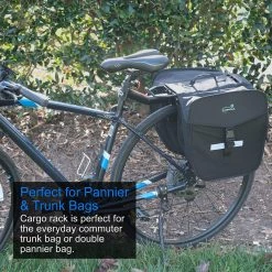 Lumintrail Bike Cargo Rack, Seatpost Mounted Bicycle Luggage Carrier With Side Tire Guards, For Trunk Bags And Pannier Bags, 20 LBs Weight Capacity Outdoor Recreation