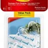 3M Command Hooks, Medium, Clear, 6-Hooks (17091CLR-6ES)