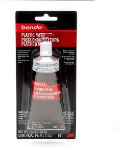 3M Bondo Plastic Metal, Seals & Fills Almost Any Metal Surface For Durability & Longevity, 5 Oz