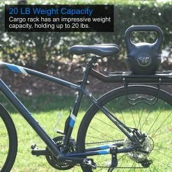 Lumintrail Bike Cargo Rack, Seatpost Mounted Bicycle Luggage Carrier With Side Tire Guards, For Trunk Bags And Pannier Bags, 20 LBs Weight Capacity Outdoor Recreation