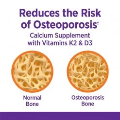 New Chapter Bone Strength Take Care With Vitamin D3 + K2 + Magnesium - 120 Slim Tablets Health Supplements