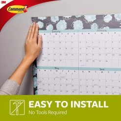 3M Command Poster Hanging Strips Value-Pack, Small, White, 48-Pairs (17024-48ES)