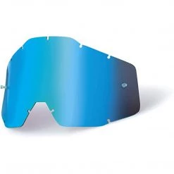 Outdoor Recreation 100% Replacement Lens For Racecraft, Accuri, And Strata Goggles, Assorted Colors