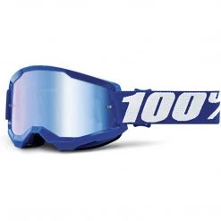 100% Strata 2 Motocross & Mountain Bike Goggles Racing Protective Eyewear Outdoor Recreation