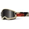 100% Strata 2 Sand Goggles For Desert Riding, Kombat Frame With Smoke Lens Outdoor Recreation