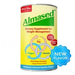 Almased Meal Replacement Shake Multi Protein Powder 17.6 Oz Almond Vanilla