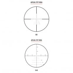 Athlon Optics Midas Tac Rifle Scope 6-24x50 MOA Reticle