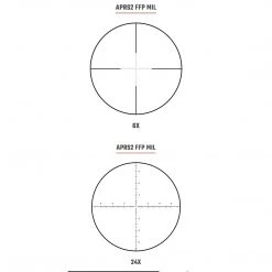 Sport Optics Athlon Optics Midas Tac Rifle Scope 6-24x50 MIL HD Reticle
