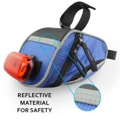 Lumintrail Saddle Bag Bicycle Wedge Tube With Adjustable Straps