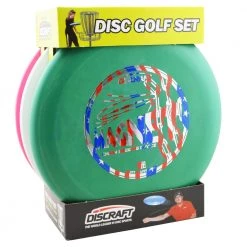 Disc Golf & Ultimate Discraft Beginner Disc Golf Set - Includes 1 Driver, 1 Mid-Range And 1 Putter