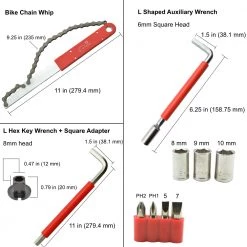 Lumintrail Bike Repair Tool Kit 42 Pieces