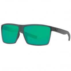 Costa Del Mar Rincon Sunglasses Matte Smoke Crystal W/ Green Mirror Lens (580G) Eyewear