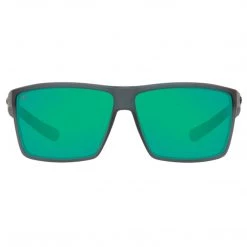 Costa Del Mar Rincon Sunglasses Matte Smoke Crystal W/ Green Mirror Lens (580G) Eyewear
