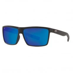 Eyewear Costa Del Mar Rinconcito Sunglasses Matte Black With Blue Mirror Lens (580P)