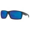 Costa Del Mar Reefton Sunglasses Blackout With Blue Mirror Lens (580P)