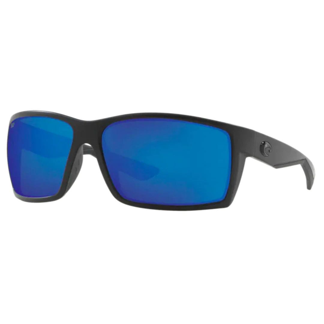 Costa Del Mar Reefton Sunglasses Blackout With Blue Mirror Lens (580P) 1 Costa Del Mar Reefton Sunglasses Blackout With Blue Mirror Lens (580P)