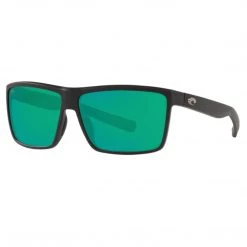 Eyewear Costa Del Mar Rinconcito Sunglasses Matte Black With Green Mirror Lens (580G)