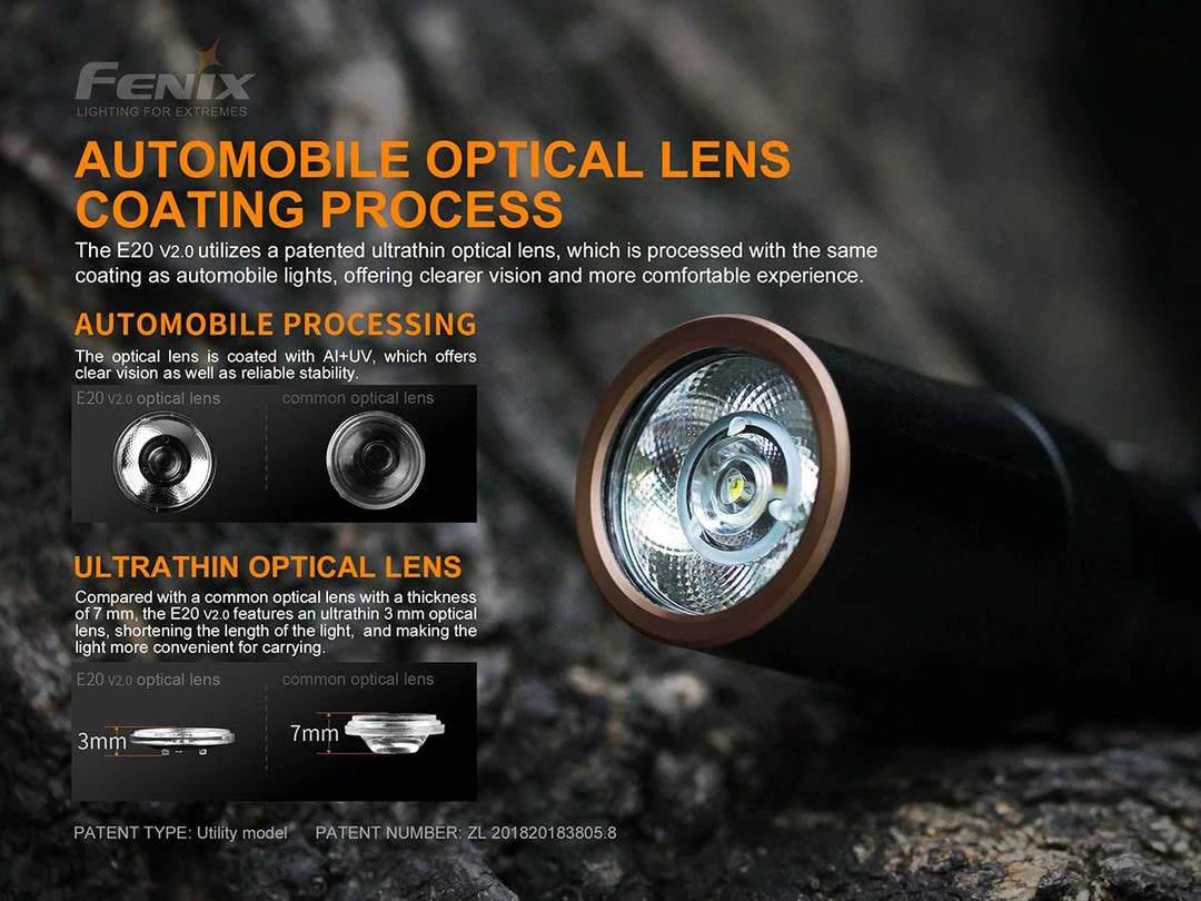Fenix E20 V2.0 350 Lumens Flashlight 7 Fenix E20 V2.0 350 Lumens Flashlight