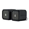 ECOXGEAR EcoDuo Waterproof Rechargeable Speakers 2 Pack Bluetooth Ready - Black Electronics & Cameras