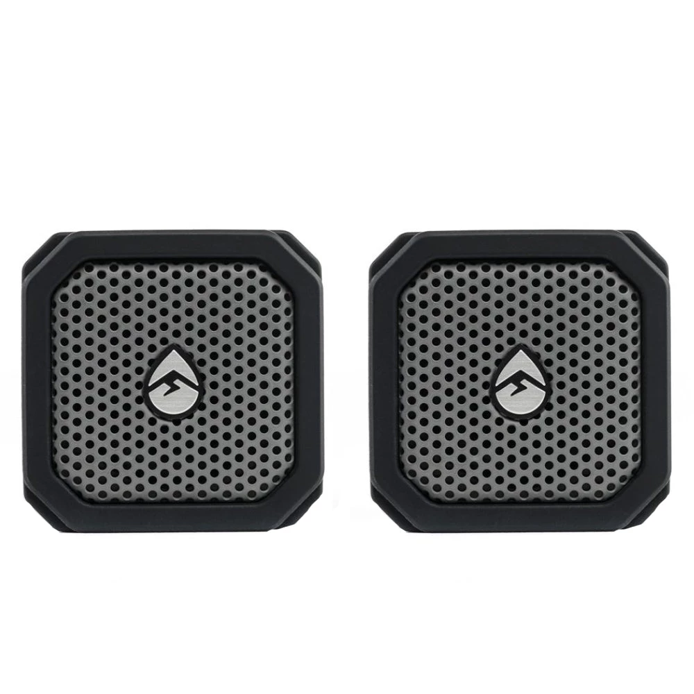 ECOXGEAR EcoDuo Waterproof Rechargeable Speakers 2 Pack Bluetooth Ready - Black Electronics & Cameras 2 ECOXGEAR EcoDuo Waterproof Rechargeable Speakers 2 Pack Bluetooth Ready - Black Electronics & Cameras