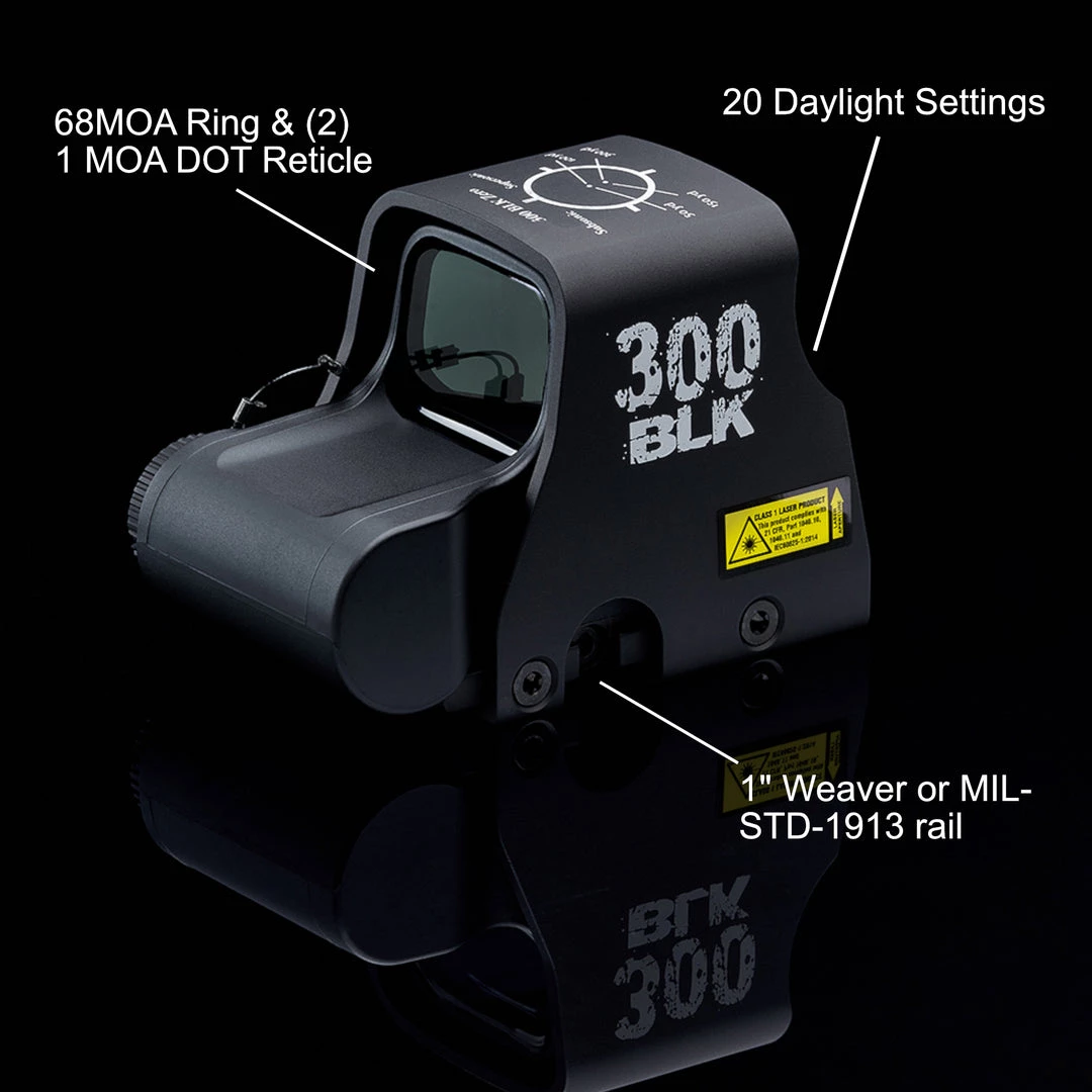 EOTECH XPS2-300 Blackout Holographic Sight, Red Dot Reticle, Black 4 EOTECH XPS2-300 Blackout Holographic Sight, Red Dot Reticle, Black