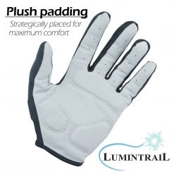 Lumintrail Bike Gloves Shock-Absorbing Full Finger Cycle