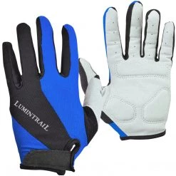 Lumintrail Bike Gloves Shock-Absorbing Full Finger Cycle