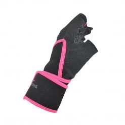 Lumintrail Cycle Half Finger Weight Lifting Gloves With Wrist Wrap