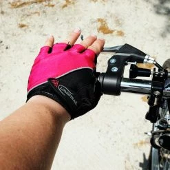 Lumintrail Bicycle Gloves, Half Finger Shock-Absorbing