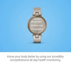 Outdoor Recreation Garmin Lily GPS Sport Smartwatch, Rose Gold Bezel With Silicone Band