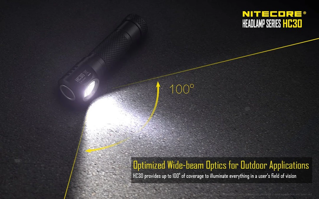 Nitecore HC30 1000 Lumen Headlamp 5 Nitecore HC30 1000 Lumen Headlamp