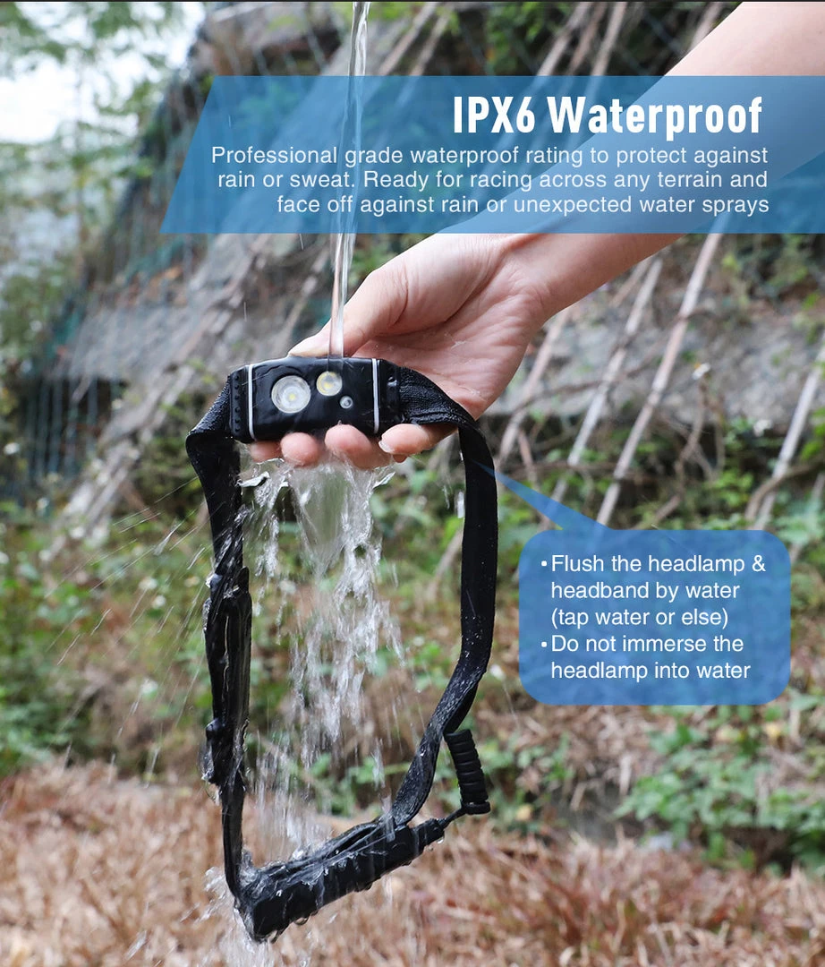 Klarus HR1 Pro 400 Lumens Ultra-Slim Running Headlamp, 1200 MAh USB Rechargeable CREE Led Headlamp With Red Light Headlamps 8 Klarus HR1 Pro 400 Lumens Ultra-Slim Running Headlamp, 1200 MAh USB Rechargeable CREE Led Headlamp With Red Light Headlamps