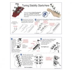 Outdoor Recreation Hipshot Grip-Lock Open 3+3 Headstocks Guitar Tuner Upgrade, Black - 6K2GL0B