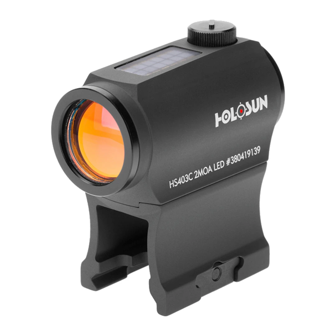 Outdoor Recreation Holosun HS403C Red Dot Sight Solar Power 20mm Micro Sight - Black 1 Outdoor Recreation Holosun HS403C Red Dot Sight Solar Power 20mm Micro Sight - Black