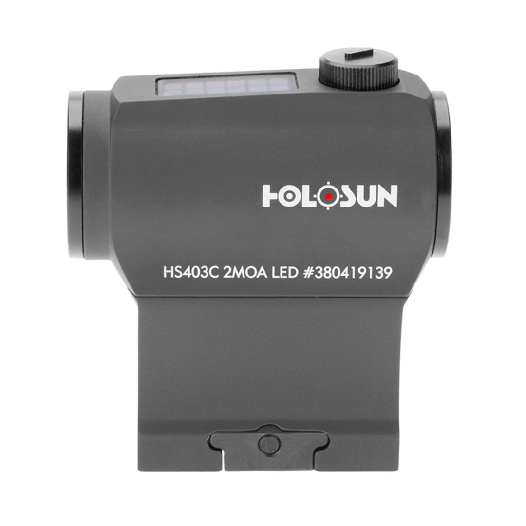 Outdoor Recreation Holosun HS403C Red Dot Sight Solar Power 20mm Micro Sight - Black 5 Outdoor Recreation Holosun HS403C Red Dot Sight Solar Power 20mm Micro Sight - Black