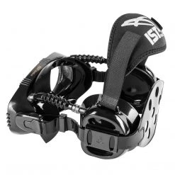 IST Pro Ear Dive Mask With Ear Covers Twin Lens Tempered Glass - Black
