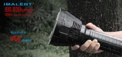 Imalent MS18 Rechargeable Flashlight 100,000 Lumens LED Light W/ Strap & Charger Flashlights