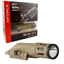 Outdoor Recreation Inforce WMLx White/IR Gen2 700 Lumens LED Weapon Mounted Light (Black WX-05-2) (Flat Dark Earth WX-06-2)