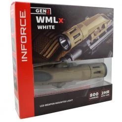 Outdoor Recreation Inforce WMLx White Gen 2 LED Weapon Mounted Light 800 Lumens - WX-06-1