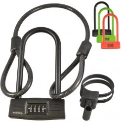 Lumintrail Bicycle Combination U-Lock - Good Security