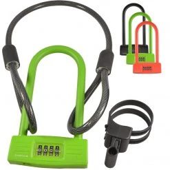 Lumintrail Bicycle Combination U-Lock - Good Security