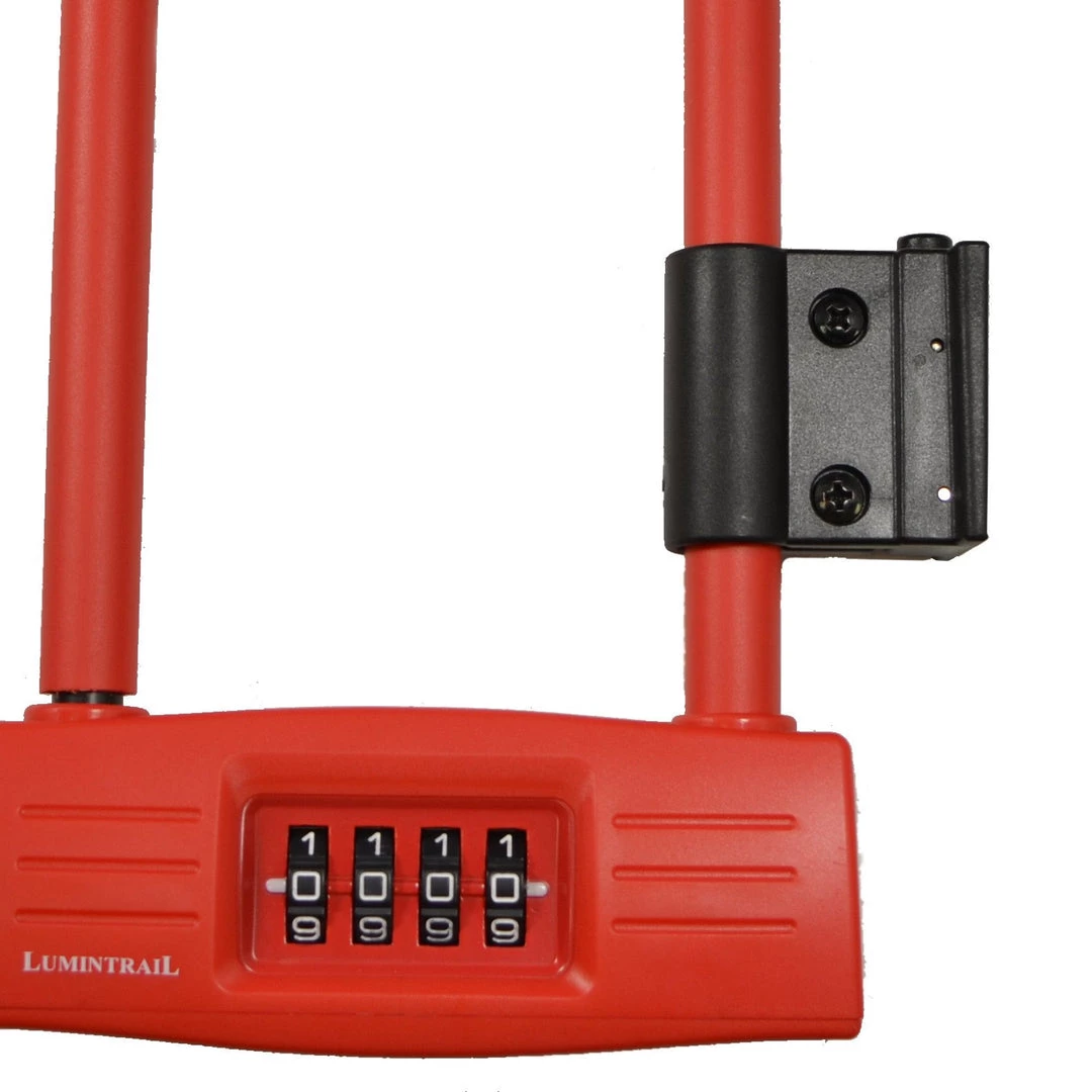 Lumintrail Mounting Bracket For LK-20708 Bicycle U-Lock; Fits 14mm Locks 4 Lumintrail Mounting Bracket For LK-20708 Bicycle U-Lock; Fits 14mm Locks