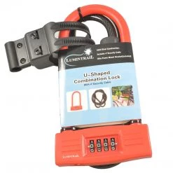 Lumintrail Bicycle Combination U-Lock - Good Security