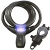 Lumintrail Bike Cable Lock Combination With LED Illumination And Mounting Bracket