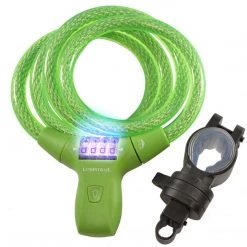 Lumintrail Bike Cable Lock Combination With LED Illumination And Mounting Bracket 10 Lumintrail Bike Cable Lock Combination With LED Illumination And Mounting Bracket