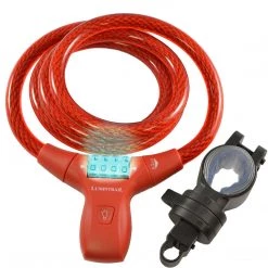Lumintrail Cycle Bike Cable Lock Combination And U-Lock Combo