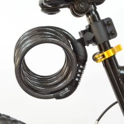 Lumintrail 6-Foot Combination Bicycle Cable Lock With Mounting Bracket